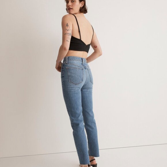 Madewell Women's Straight Leg Jeans - Light Blue - Picture 4 of 16